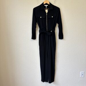 NWT MAJE Papritera Utility Jumpsuit in Black *Read Desc*